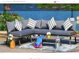 Paleo Furniture outdoor patio sofa