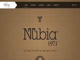 Nubia Srl gold white earrings