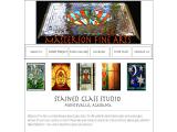 Masterson Fine Arts glass window