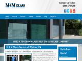 M & M Glass – Whittier Ca Custom Glass Services Glaziers door mirrors