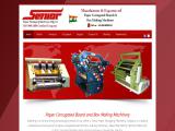 Senior Paper Packing Machinery Mfg. Co. oblique corrugation