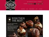 Kohler Original Recipe Chocolates & Brandy recipe pastries