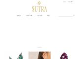 Sutra Jewels ruby earring