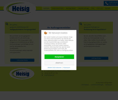 Peter Heisig Gmbh, Frankfurt, Auftr frankfurt segment