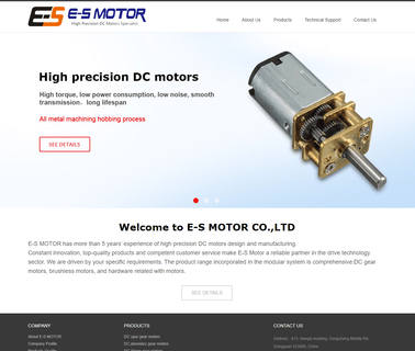 Dongguan E-S Motor 42mm stepper