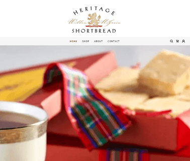 Heritage Shortbread: Profile walkers shortbread