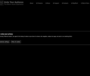 Martin Audio member software