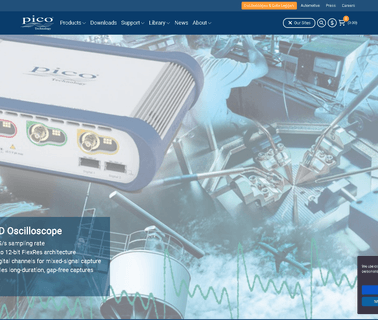 Pico Technology oscilloscope data