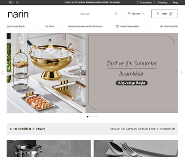 Narin Madeni Esya San. Ve Tic. Ltd. Sti. horeca manufacturer