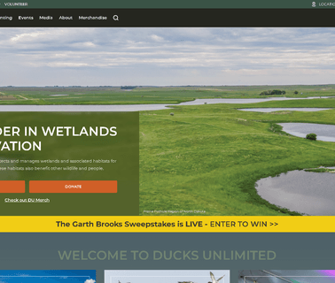 Ducks Unlimited waterfowl