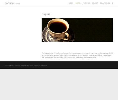 Bagasa Plantations black tea ctc