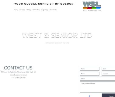 West & Senior - Colours colours pigment