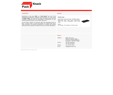 Pack Knack horticulture nursery