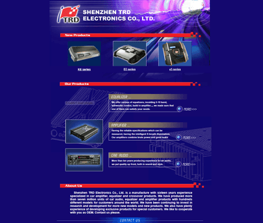 Shenzhen Trd Electronics equalizer amplifier
