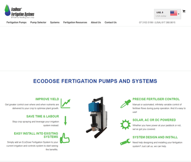 Ecodose Fertigation Systems fertigation