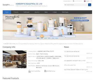 China Jiangsu International Economic and Technical steel coffee maker