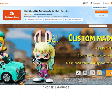 Shenzhen R & D Animation Technology odm toys