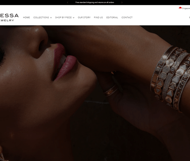 Alessa Jewelry mens gemstone
