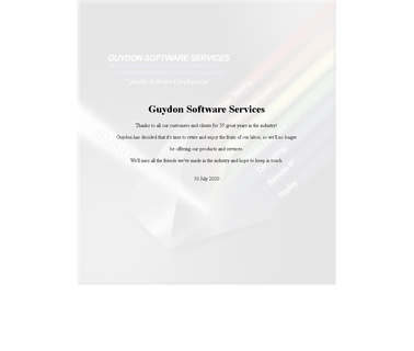 Guydon Software Services stimulation