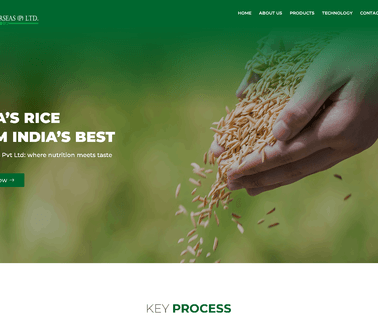 Pk Overseas Pvt growing rice