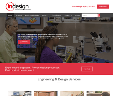 Indesign, turnkey contract electronics