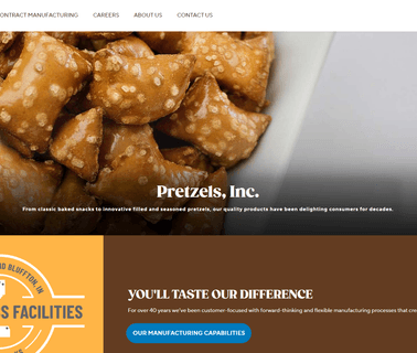 Pretzels snack mixes