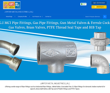 Jupiter Metal Industries taps fittings
