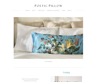 Poetic Pillow decorative blankets throws