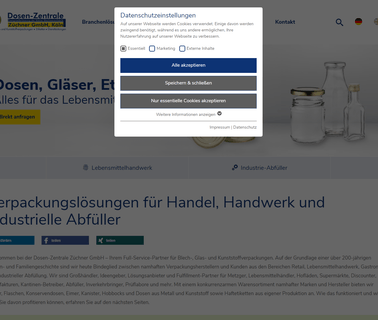 Dosen-Zentrale Züchner Gmbh metall glas