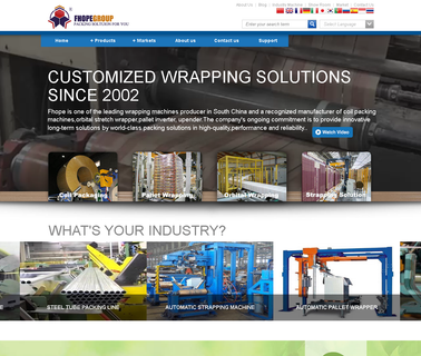 Shagnhai Fhope Machinery Ltd. coil packing machinery
