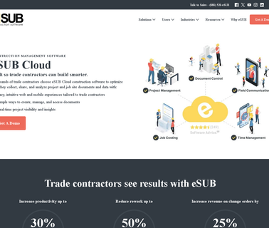 Esub Construction Software general diego