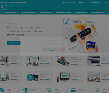 Iris; the World Leader in Ocr, Pdf and Portable iris and