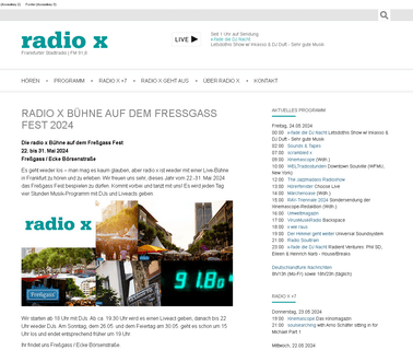 Radio X Mix E.V. instruments radio