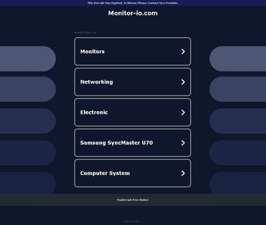 Home - Monitor-Io internet service connection