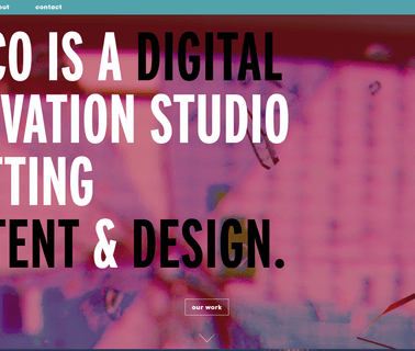 Homepage - Yuco interactive content and products