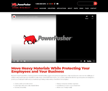 Power Pusher, Division of Nu-Star easily building