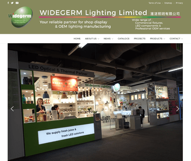 Widegerm outdoor luminaries