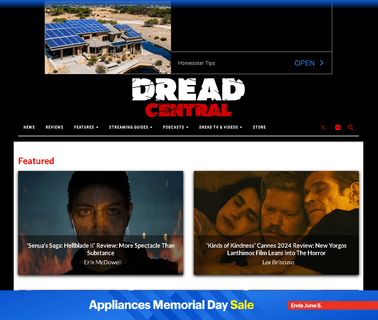 Dread Central electronic press