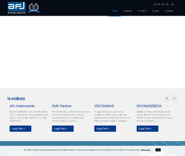 Afj Srl instrumentation product
