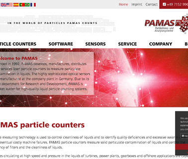 Pamas Partikelmess-Und Analysesysteme Gmbh offshore testing