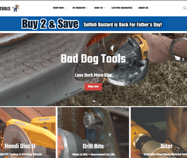 Bad Dog Tools blade cutting edge