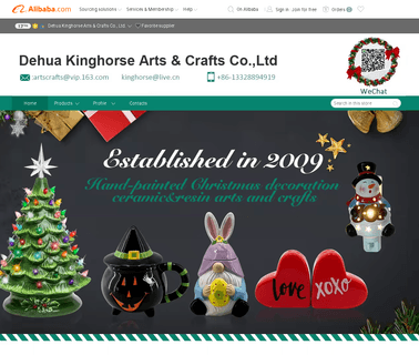 Dehua Kinghorse Arts & Crafts decoration santa