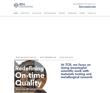 Tcr Engineering Services glass industry services