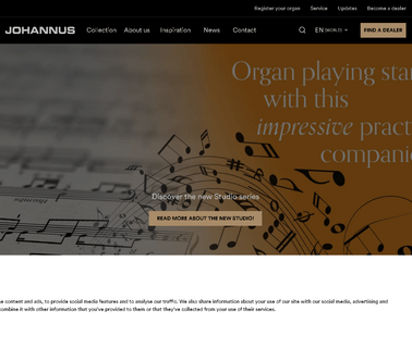 Welkom Bij Johannus Orgelbouw studio instrument