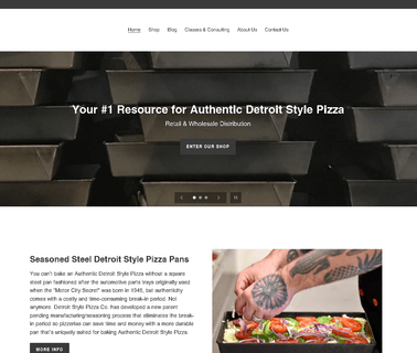 Detroit Style Pizza dough commercial