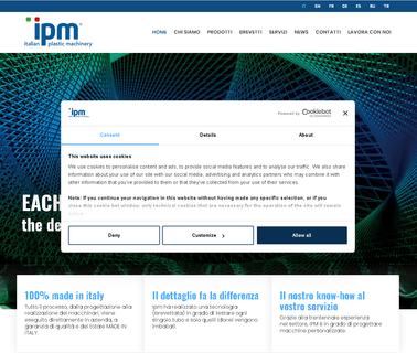 Italian Plastic Machinery Ipm Lugo Italy machine italian