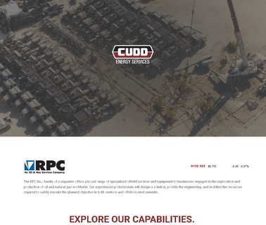 Cudd Energy Services workover drilling
