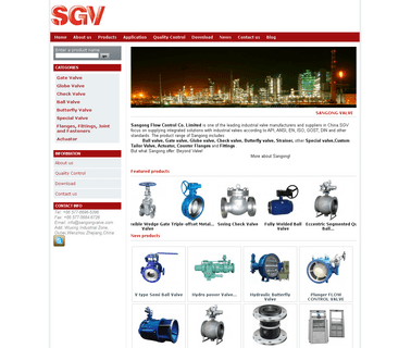 Sangong Flow Control industrial flow control valve