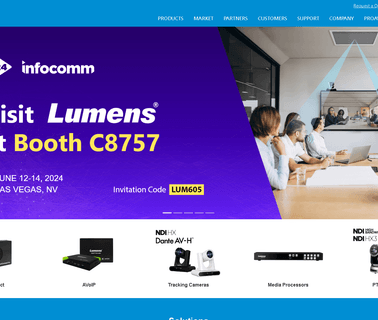 Lumens Technology. cameras projectors