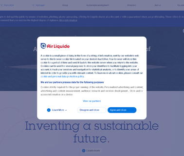 Air Liquide S construction hollow glass